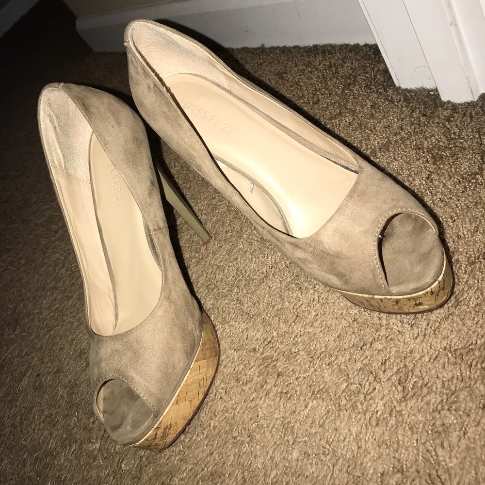 Forever 21 Suede Heels